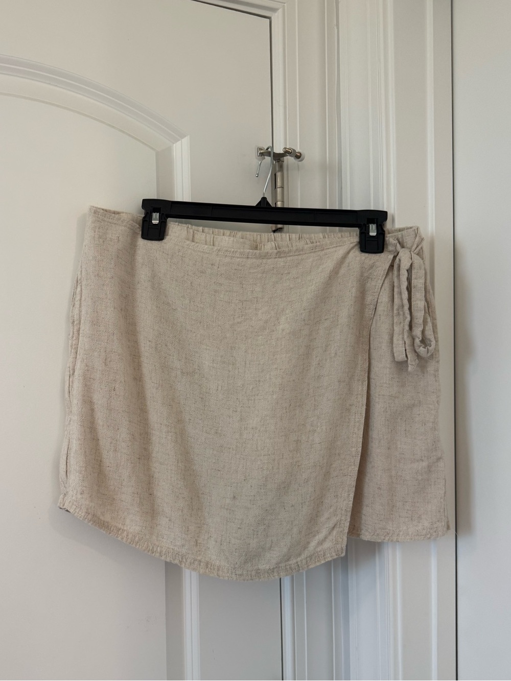 American Eagle Linen Blend Wrap Skort